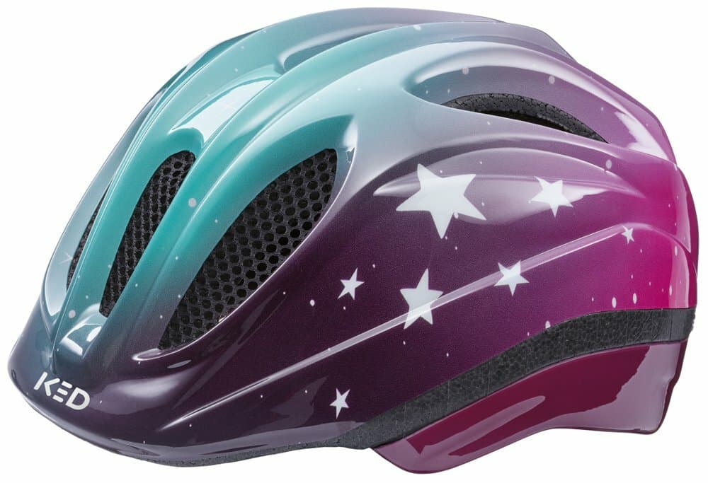 přilba KED Meggy II Trend S/M stars pink aqua 49-53 cm
