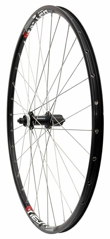 zapletené kolo 28/29" SHIMANO Disc Center lock zadní 8-11sp. černé