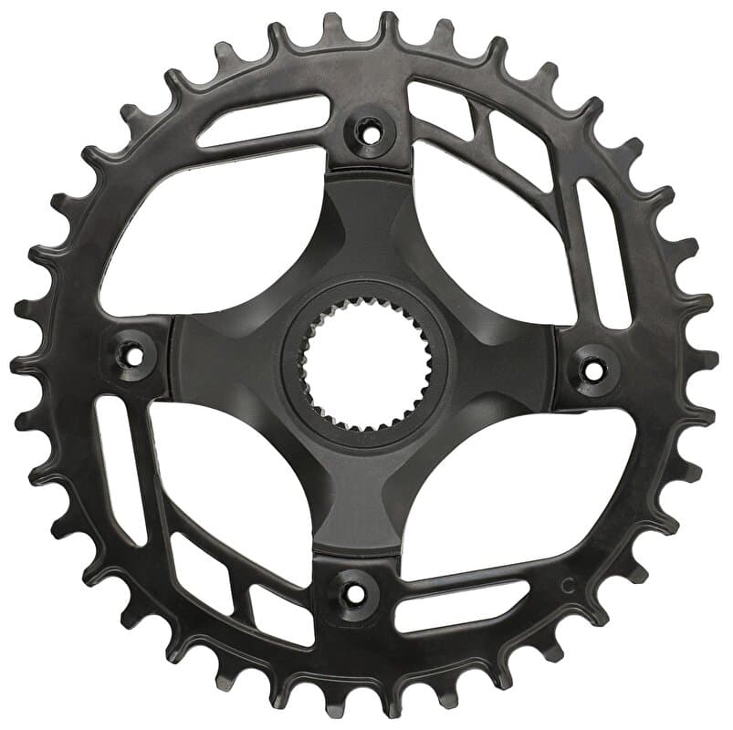 převodník BAFANG M400 38 z, 11/128" narrow wide černý