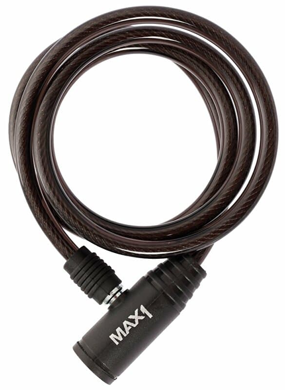 zámek spirála MAX1 1500x8 mm černý