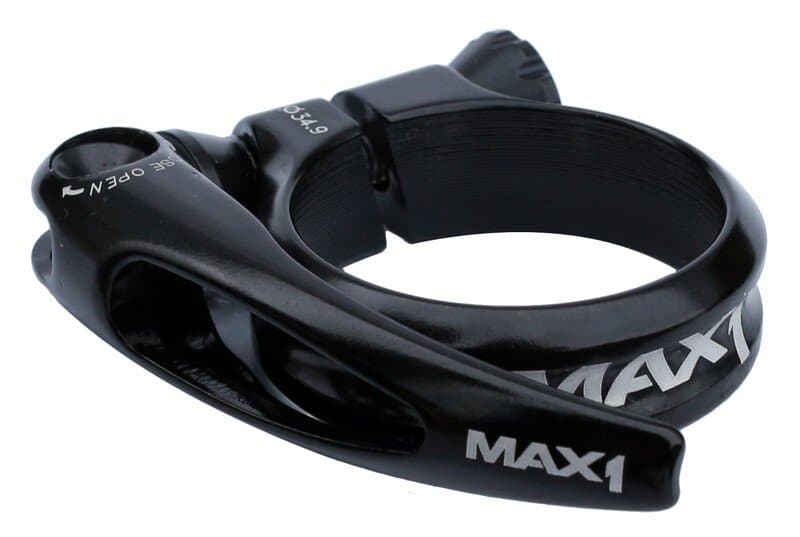 sedlová objímka MAX1 Race 34,9 mm rychloupínací černá