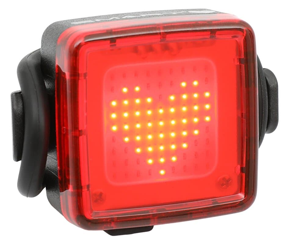 blikačka zadní SMART Square Heart 30 lm, dobíjecí