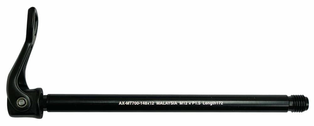 osa zadní SHIMANO XT AX-TM700 E-Thru 12/148mm, (177mm/M12x1,5) v krabičce