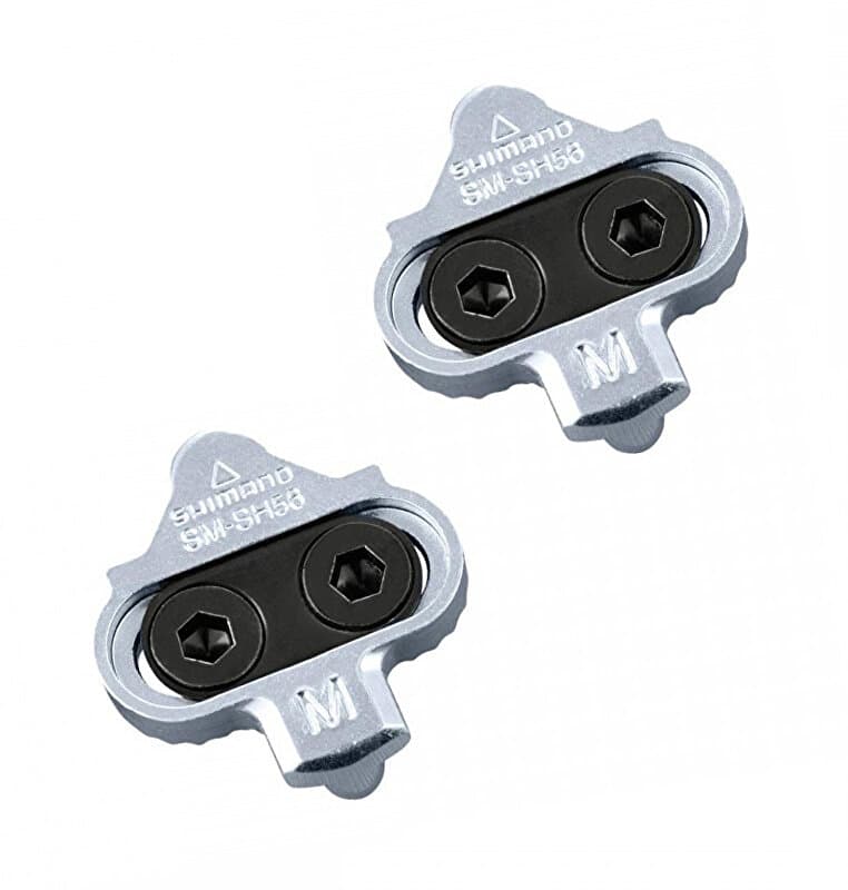 kufry SHIMANO MTB SPD SM-SH56 stříbrné, v krabičce