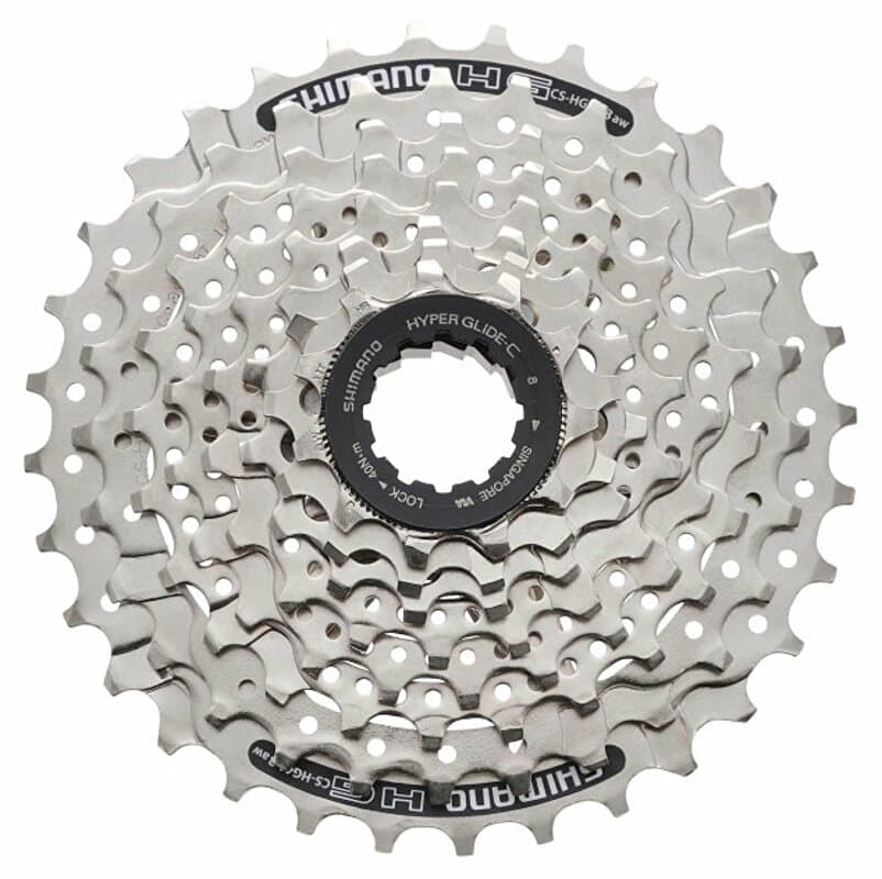 8-kazeta SHIMANO CS-HG41 11-30 zubů, stříbrná, v krabičce