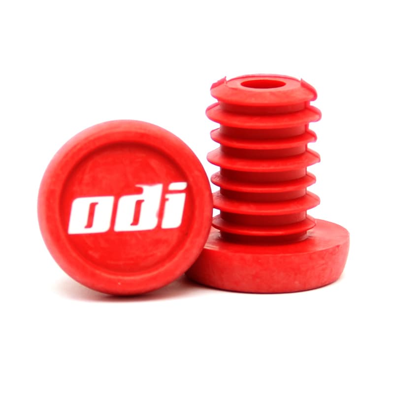 Koncovky řidítek ODI "Push-in" NEW plast Red