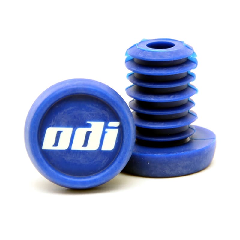 Koncovky řidítek ODI "Push-in" NEW plast Blue