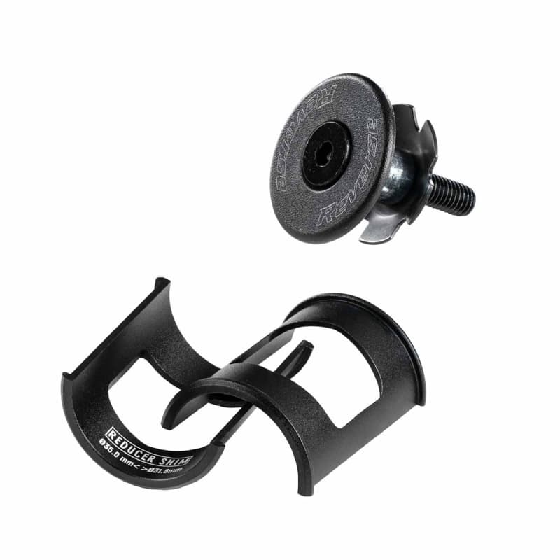 Představec Reverse Black One Titanium D-2 35 mm  Silver + čepička, šroub - náhled 2