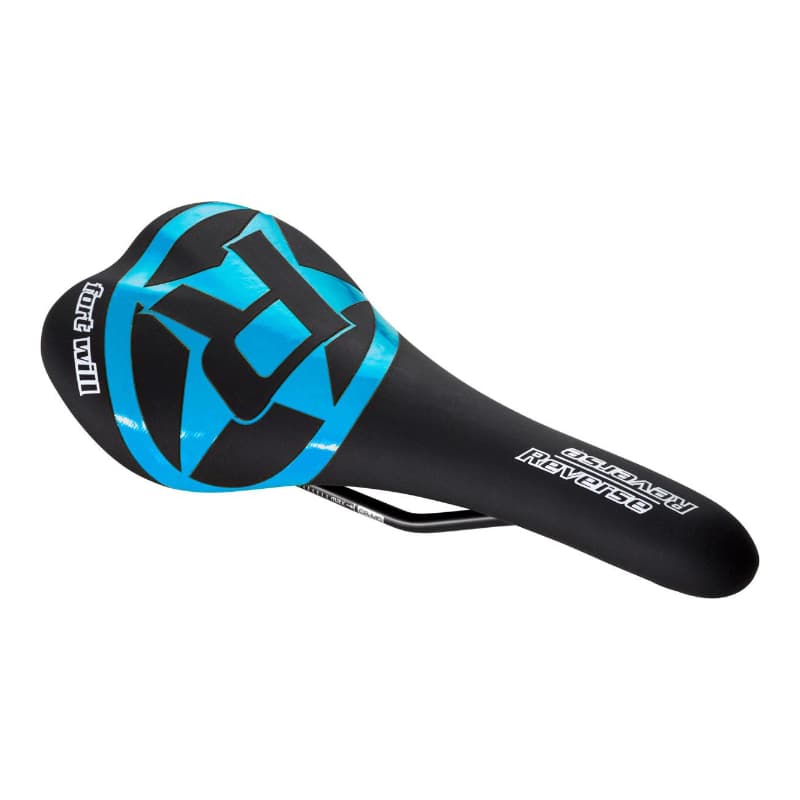 Sedlo Reverse Fort Will Style CrMo Black / light blue