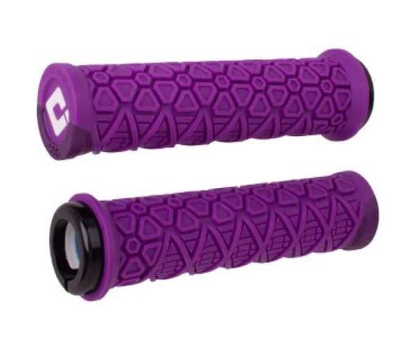 Gripy MTB ODI Vanquish, v2.1 Lock-On, MTB, Closed End, Purple / Metallic Purple