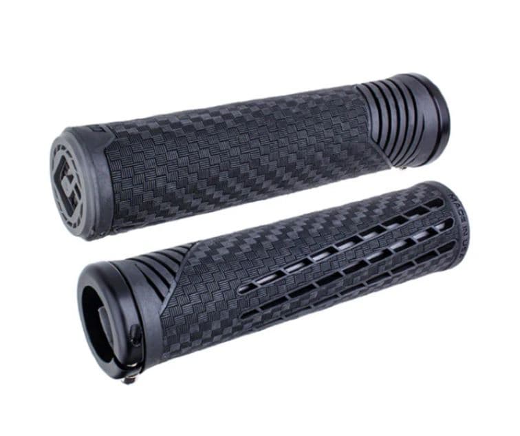Gripy MTB ODI CF, v2.1 Lock-On, MTB, Closed End, Pearl Black / Graphite