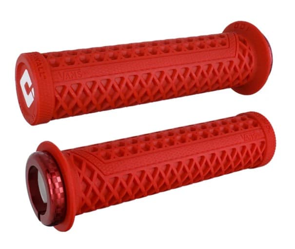 Gripy MTB ODI VANS V2.1 Lock-On MTB, closed end, 135, Red