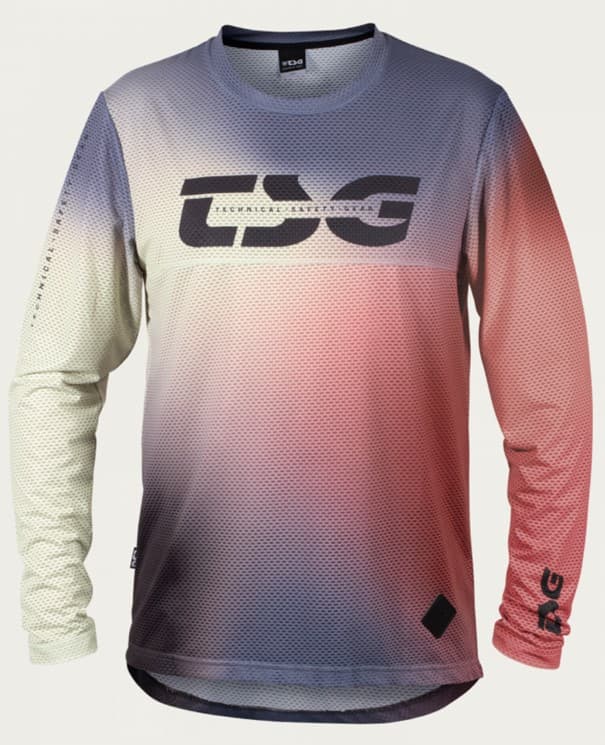 Dres TSG Grip jersey dlouhý rukáv Color blur, M