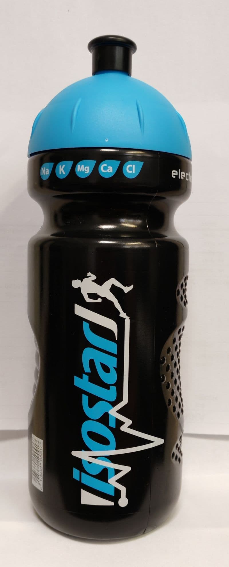 Láhev Isostar 0,65 l černá/modrá cyklo