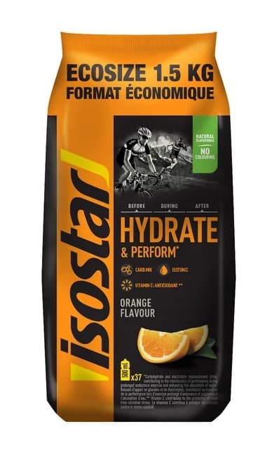 Isostar Hydrate & Perform prášek  1.5kg - Pomeranč