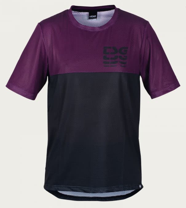 Dres TSG Grip Jersey krátký rukáv Black grape, S