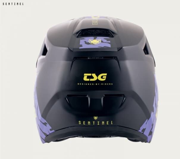 Přilba integrální TSG Sentinel Graphic design Violet Yellow Flakes, M - náhled 4