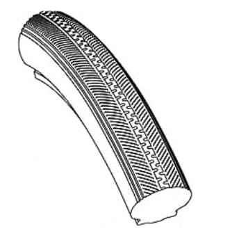 Plášť 24 x 1 3/8 (540-37) MV4 šedý plný
