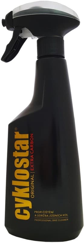 Čistič CykloStar originál extra carbon  500 ml + rozprašovač