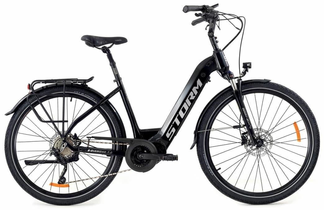 předváděcí elektrokolo STORM E-Diamond 7 low step MX3 510 720 Wh 19" černá